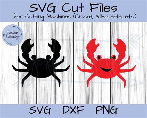 Crab SVG Cartoon Crabs Svg Cut File Cricut Cut File - Etsy Australia