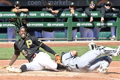 Pittsburgh Pirates shortstop Oneil Cruz breaks ankle on slide into home ...