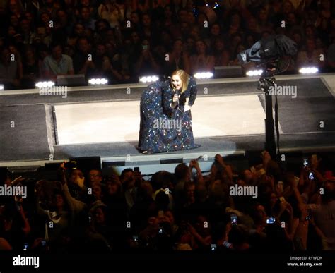 LOS ANGELES, CA - AUGUST 12: Singer Adele performs in concert on August ...