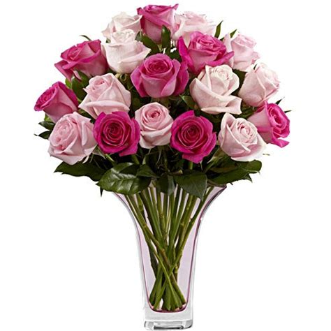 Pretty In Pink Rose Bouquet at Send Flowers