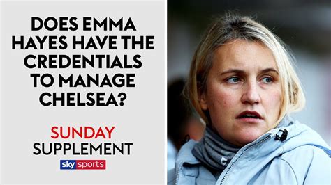 Does Emma Hayes have what it takes to manage Chelsea's mens team? | Sunday Supplement