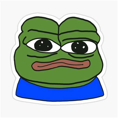 "Pepe Stare Twitch Emote" Sticker for Sale by DanshiStore | Redbubble