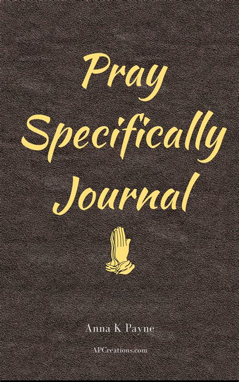 Pray Specifically Journal - Arabah