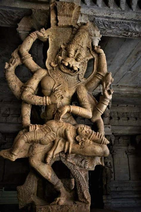 Pin by Viji Chidam on Narasimha | Indian sculpture, Lion sculpture, Art