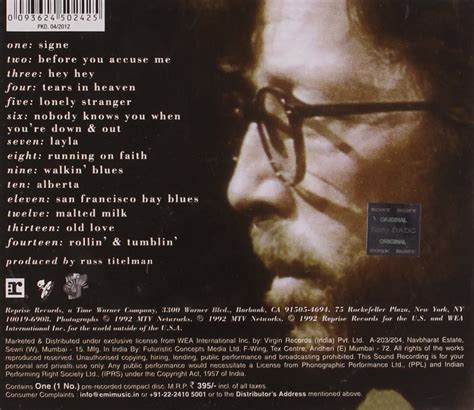 Eric Clapton: MTV Unplugged.