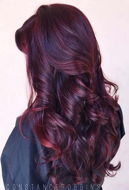 21 Amazing Dark Red Hair Color Ideas | Page 2 of 2 | StayGlam
