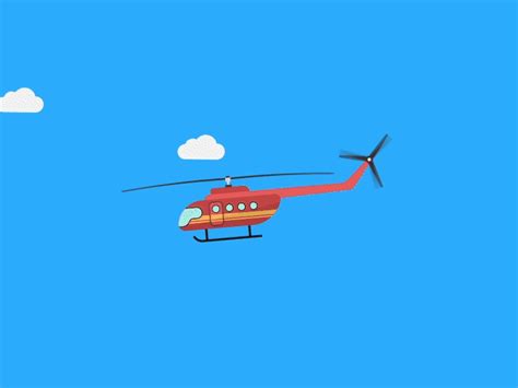 Helicopter Animation by Motion Design Tutorials on Dribbble