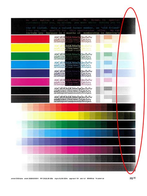 Lexmark CX/CSx31, MC/C3xxx and XC/C2326: Light Faded Print on the Right Area of the Printed Page ...