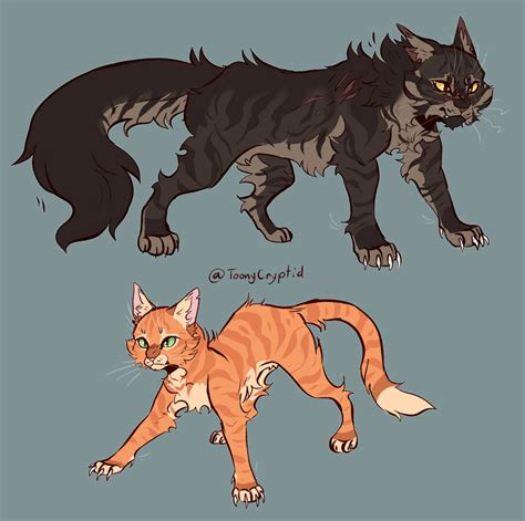 Tigerstar And Firestar. by ToonyCryptid on DeviantArt