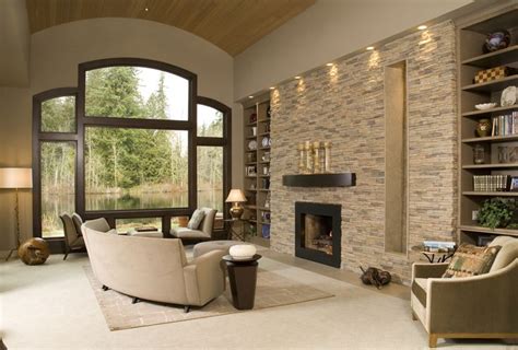 Eldorado Stone - Accent Wall Alderwood Stacked Stone | Fireplace ...