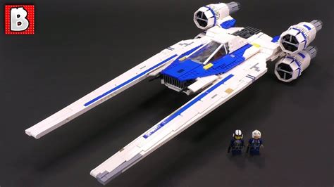 LEGO U-wing Starfighter Custom Build Review!