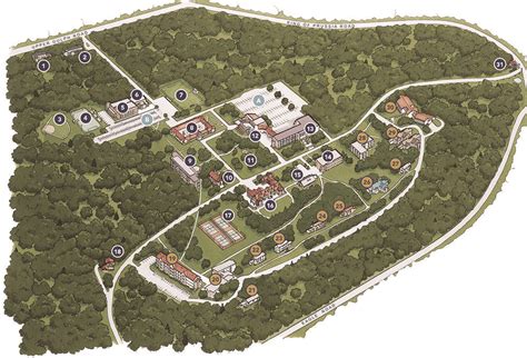 Cabrini Campus Map | Campus map, Map, College design