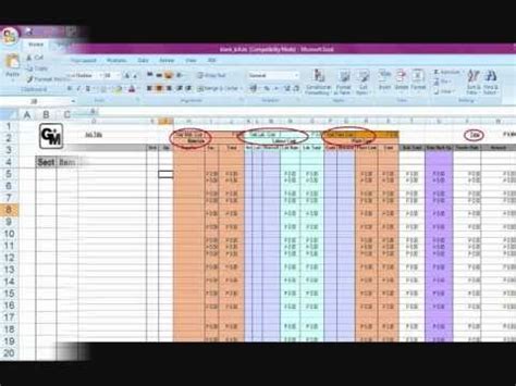 Using Excel for Bill of Quantities 0001 - YouTube | Excel, Dialysis ...