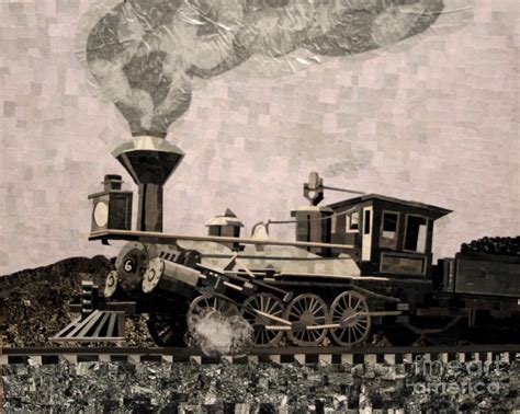 Coal Train to Kalamazoo Mixed Media by Kerri Sewolt | Fine Art America