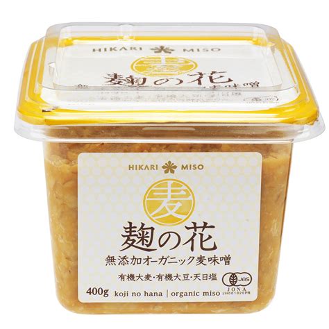 Koji no Hana Organic Mugi Barley Miso | Hikari Miso | No.1 in Organic