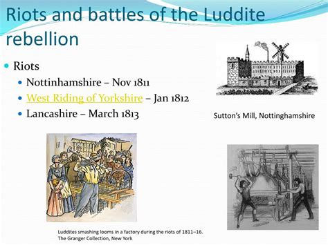 PPT - Luddites and Unions PowerPoint Presentation, free download - ID:1678942