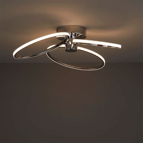 Jago LED Chrome Effect 3 Lamp Ceiling Light | Departments | DIY at B&Q | Ceiling lights, Ceiling ...