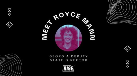 Rising Leaders: Meet Royce Mann, Rise Georgia's Deputy Director - Rise