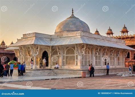 The Tomb Of Salim Chishti In Fatehpur Sikri In Agra, India Editorial ...