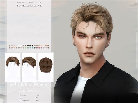 Sims 4 cc curly hair male - yardret