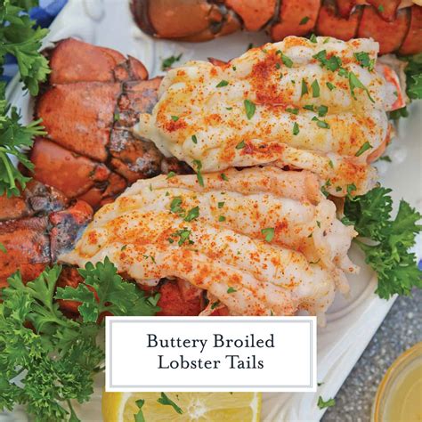 Broiled Lobster Tails with Lemon Butter - Lobster Tail Recipe