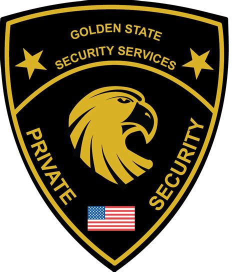 golden state security logo that I made for a company. on Behance