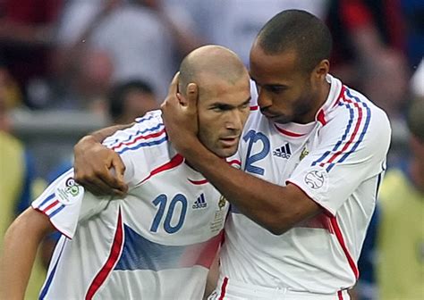 Thierry Henry, Zinedine Zidane in 2006 World Cup Team of the Tournament