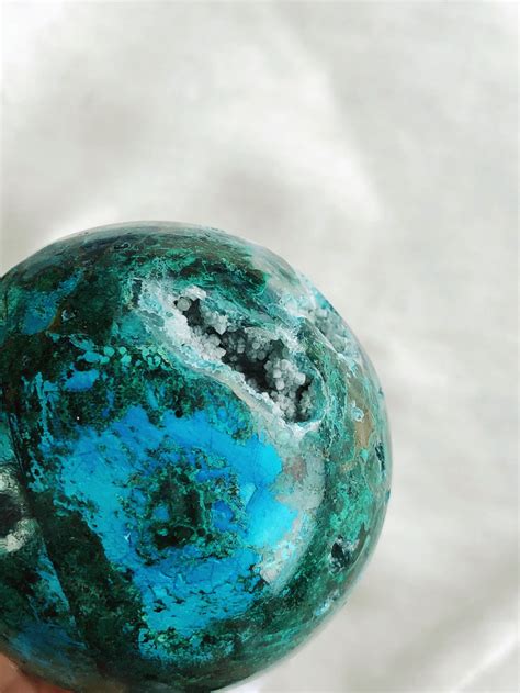 Chrysocolla Sphere | Chrysocolla, Sphere, Purple