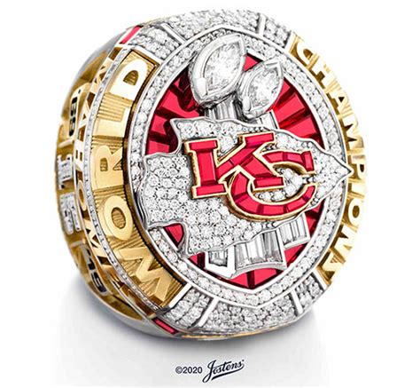 KC Chiefs' Super Bowl Ring Gleams With 255 Diamonds and 36 Rubies ...