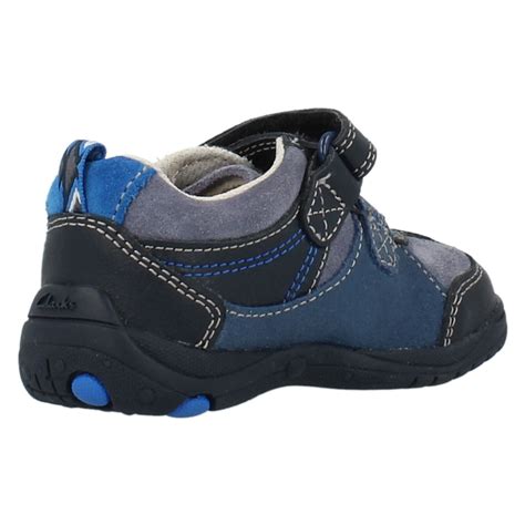 Boys Clarks Casual Leather Velcro First Walking Shoes - Ru Rocks | eBay