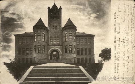 Johnson County Courthouse Iowa City, IA Postcard