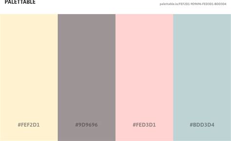 Colour scheme palette with 4 colour combination including:cream, mid ...