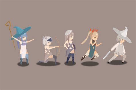 Anime Style Characters - RPG Pack