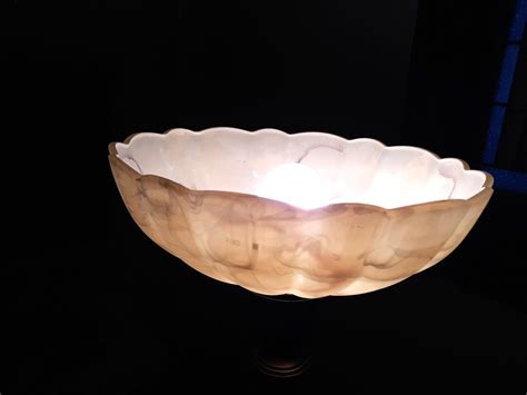 Vintage Translucent Alabaster Cream Glass Shade Ceiling | Etsy | Ceiling fan light kit, Vintage ...