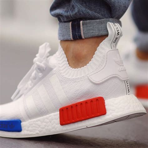 adidas NMD Runner PK White Red Blue - Sneaker Bar Detroit