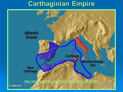 A maps of the fullest extent of Carthage's mercantile empire - Click on ...