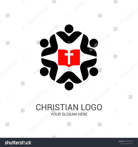 Church Logo Biblical Symbols Unity Believers Stock Vector (Royalty Free) 1398735773 | Shutterstock