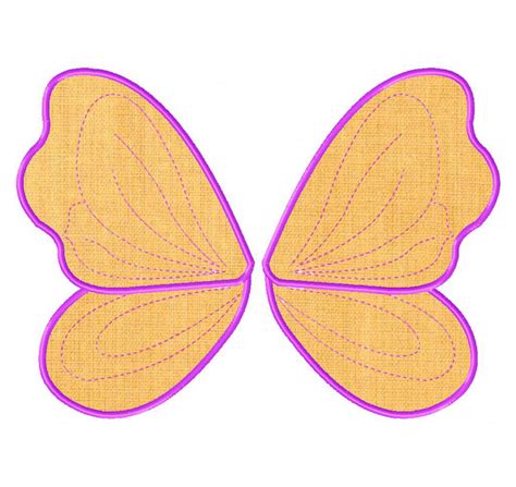 Free Fairy Wings Machine Applique Designs – Daily Embroidery