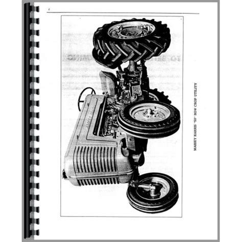 Massey Harris 50 Tractor Operators Manual