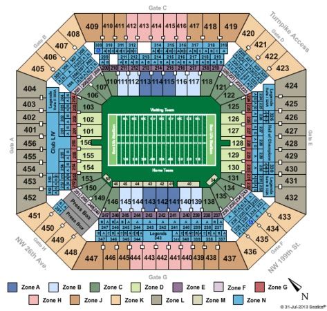 Sun Life Stadium Tickets in Miami Gardens Florida, Sun Life Stadium Seating Charts, Events and ...