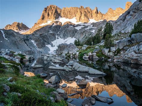 Iceberg Lake Sunrise Reflection by 5isalive on DeviantArt