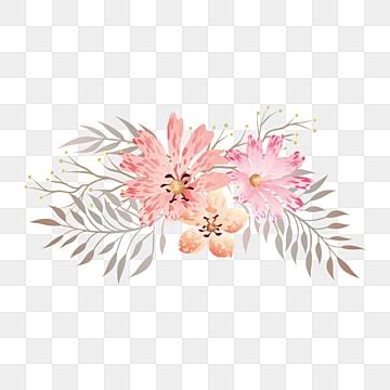 Watermark Flowers PNG Transparent Images Free Download | Vector Files | Pngtree