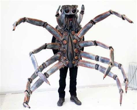 A Realistic Spider Costume Featuring Flicking Tongue Action and a Voice ...