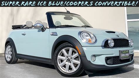 (RARE ICE BLUE) 2012 Mini Cooper S Convertible Walkaround at Louis Frank Motorcars LLC in HD ...