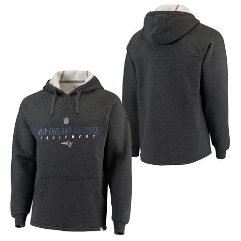 Classic Belichick Hood-Charcoal - Patriots ProShop