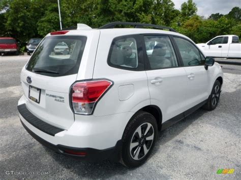 2017 Crystal White Pearl Subaru Forester 2.5i #114462070 Photo #6 | GTCarLot.com - Car Color ...