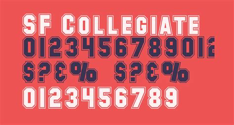 SF Collegiate free Font - What Font Is