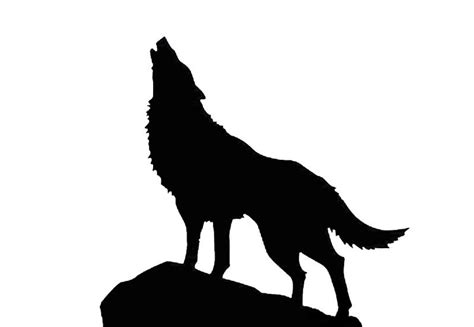 Image result for wolf stencil Wolf Silhouette, Silhouette Stencil, Wolf ...