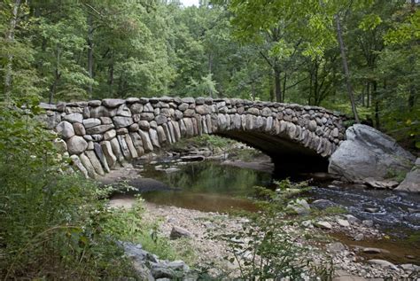 Stone Bridge over a creek in DC Park Poster Print (18 x 24) - Walmart.com - Walmart.com