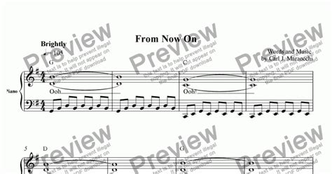 From Now On - Download Sheet Music PDF file